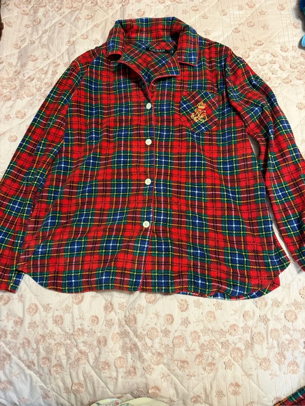 Red Tartan Plaid Pajama Set - Classic  Sleepwear